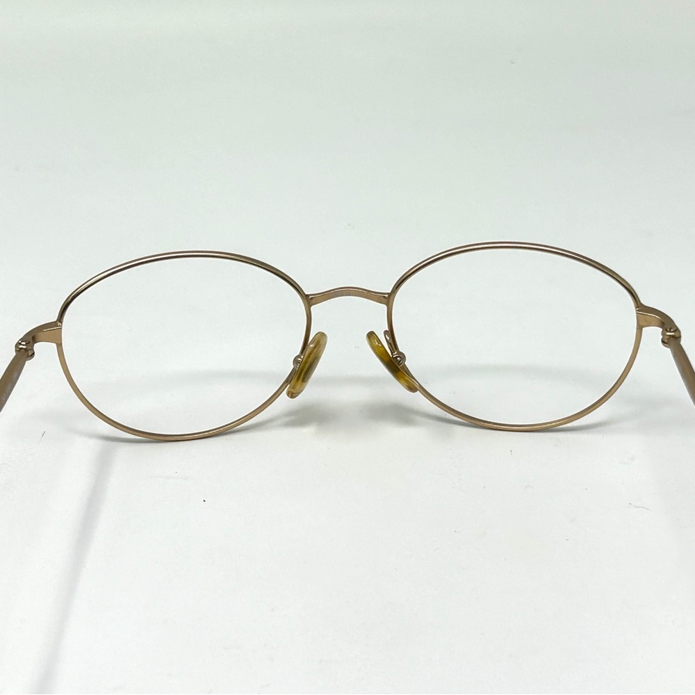 Vintage GUCCI GG2293 DR4 55 [] 18 135 tortoise Gold Eyeglassses Frame Only Italy - Picture 7 of 16